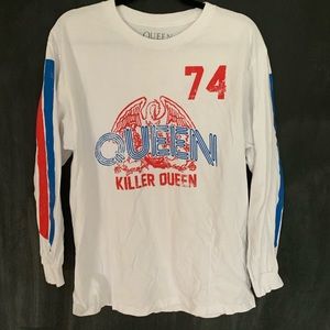 Queen vintage long sleeve t-shirt
